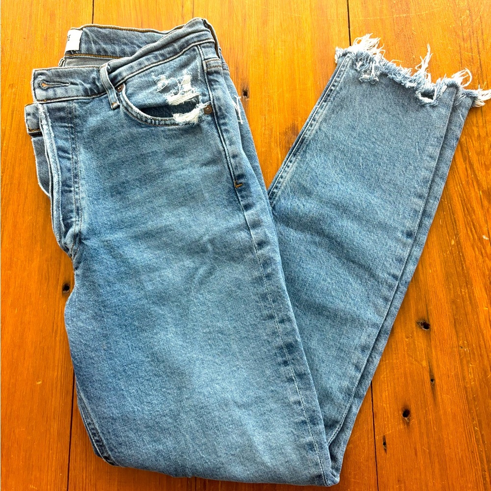Agolde distressed skinny